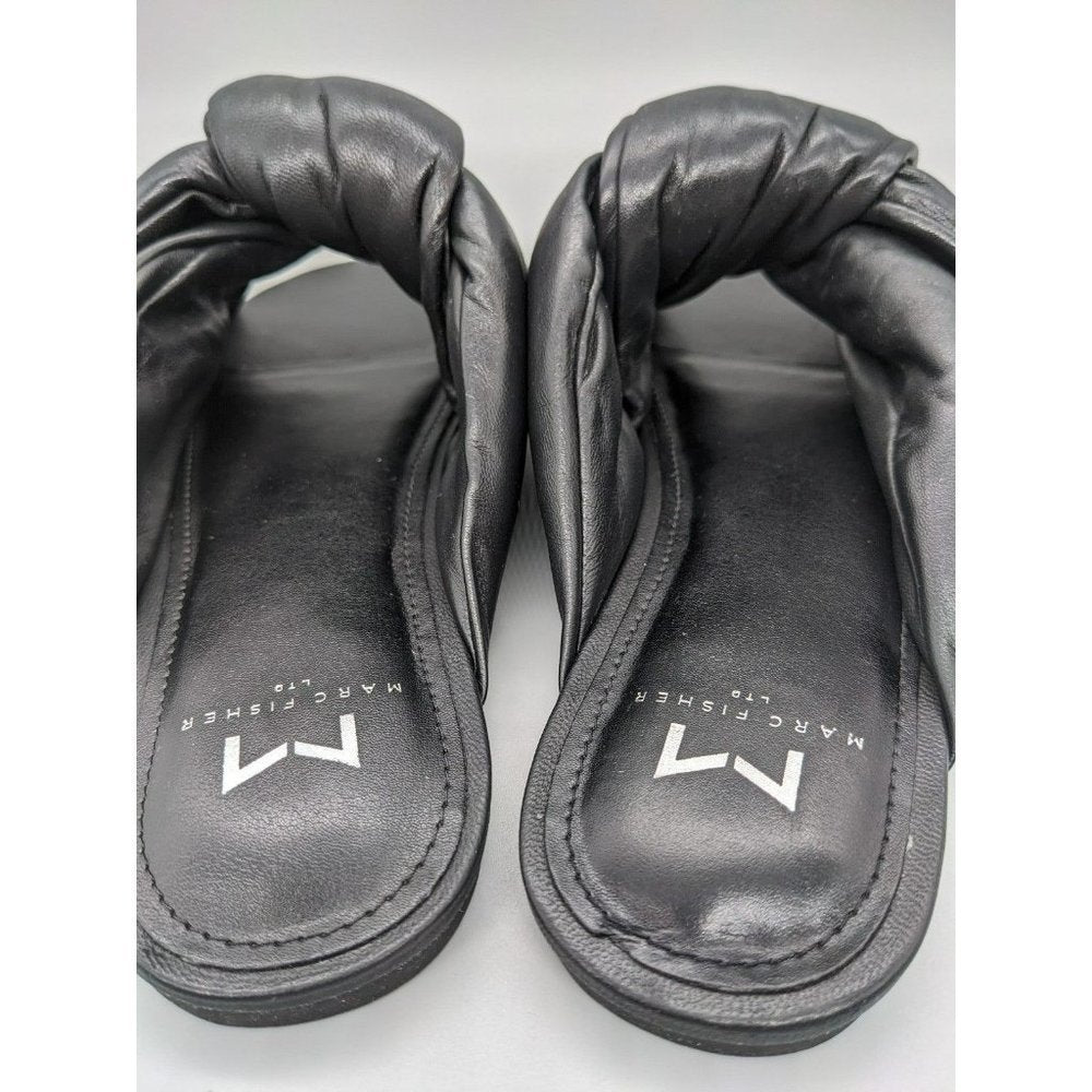 Marc Fisher LTD Olgalia Women's Black Sandal Size 5 (MSRP $150)