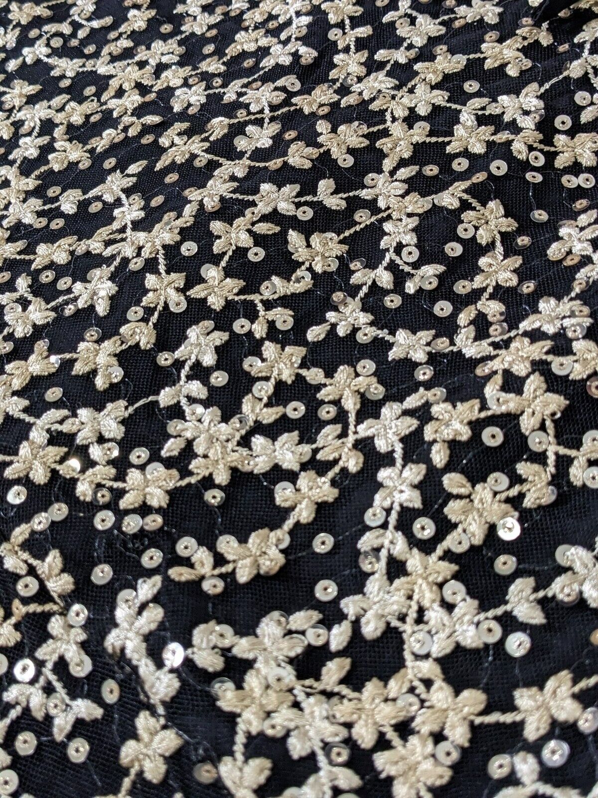 Lauren Ralph Lauren Women's Dress Flower Sparkling Size 6 (MSRP $265)