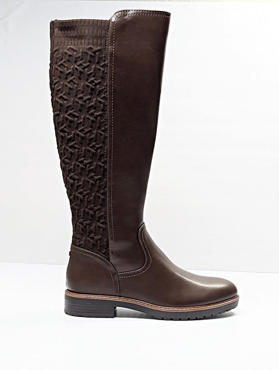 Tommy Hilfiger Women's Famian Riding Boots Dark Brown Size 7 M (MSRP $169)