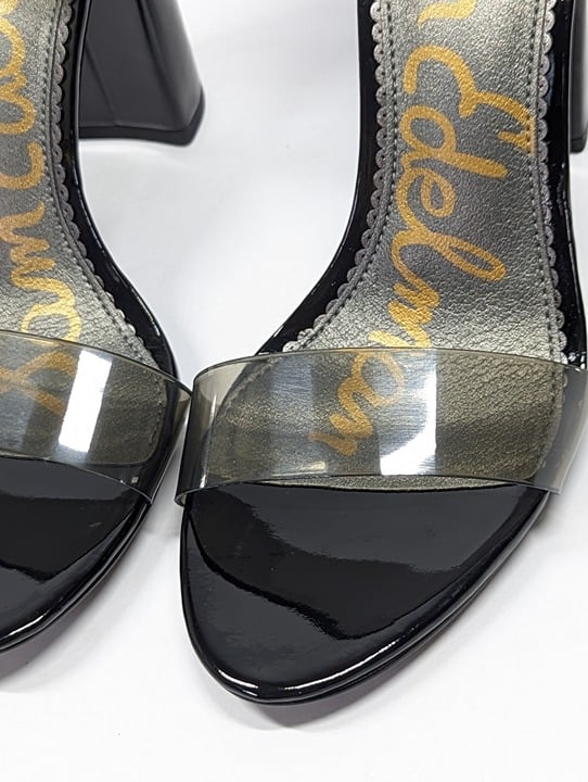 Sam Edelman Women's Yaro Sheer Ankle Strap High-Heel Sandals Size 8.5 MSRP $120