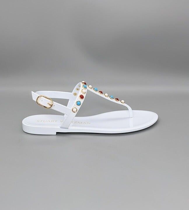 STUART WEITZMAN Women's Charm Strap Slingback Jelly Sandals Size 5 MSRP $195