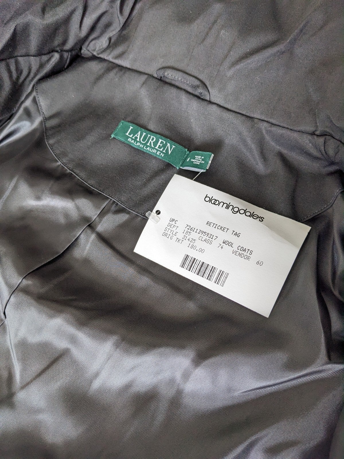 Lauren Ralph Lauren Women's Jacket Black Size M (MSRP $180)