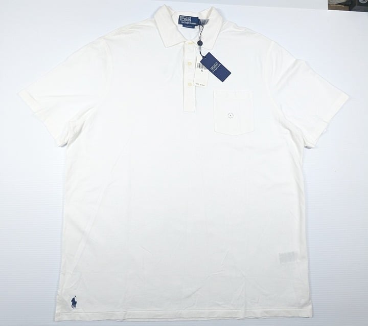 Polo Ralph Lauren Men's Classic Fit Cotton Polo Shirt White Size XL (MSRP $148)