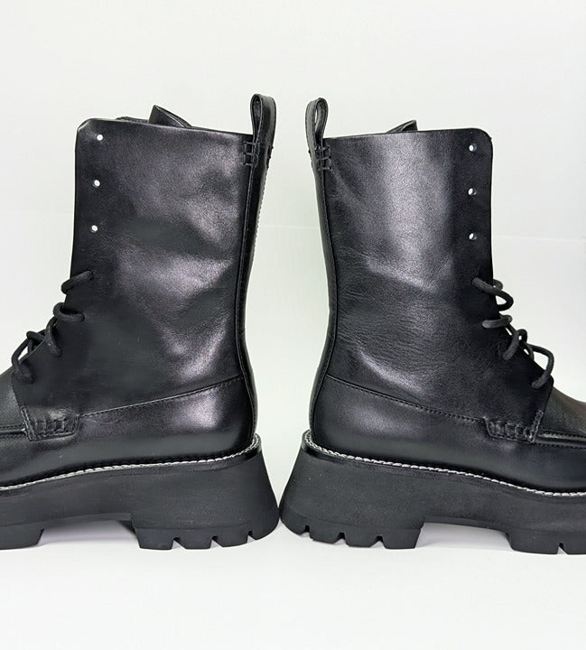 3.1 Phillip Lim Women's Kate Platform Combat Boots Size 37.5 (MSRP $650)