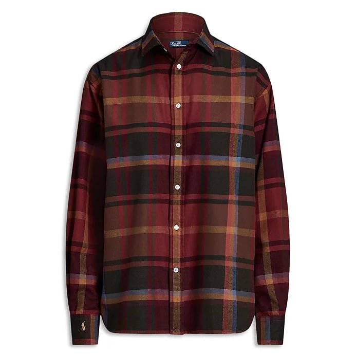 Polo Ralph Lauren Women's Plaid Cotton Shirt Size 2 (MSRP $168)