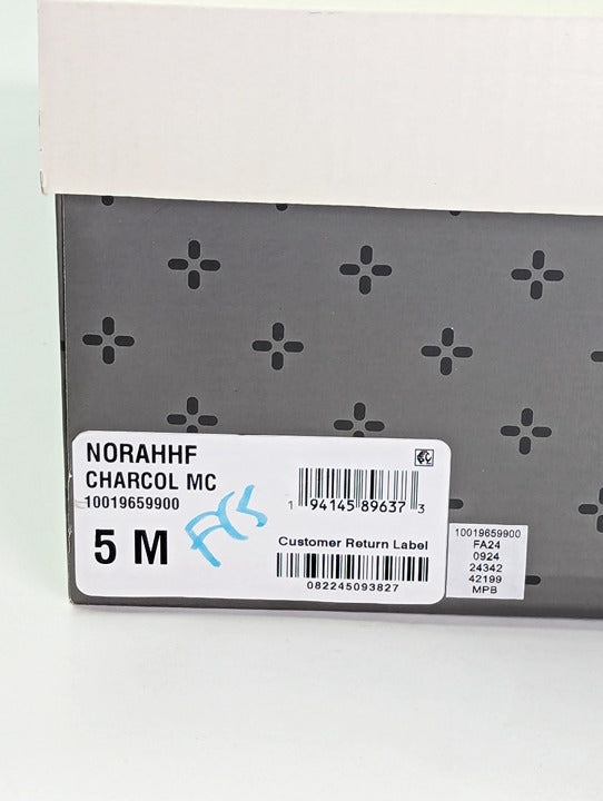 Sun + Stone Women's Norahh Charcoal Moto Midshaft Booties Size 5 (MSRP $100)