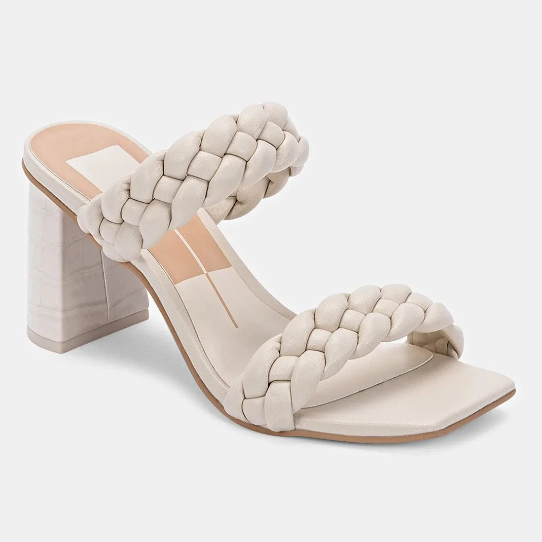 Dolce Vita Women's Paily Ivory Heel Sandals Size 8.5 (MSRP $125)