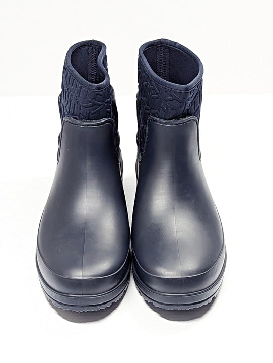 Tommy Hilfiger Women's Benio Waterproof Rain Boots Dark Blue Size 10 (MSRP $99)