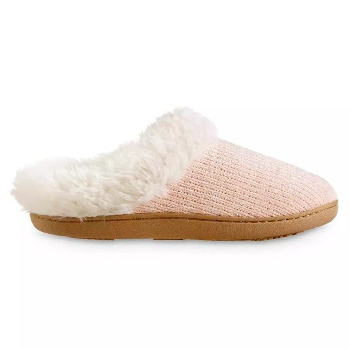 Isotoner Women's Boxed Chenill Evening Sand Slipper Size M (7.5-8) MSRP $40