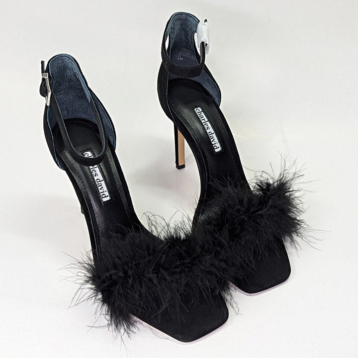 Charles David Women's Esquire Ankle Strap High Heel Sandals Size 9 (MSRP $199)