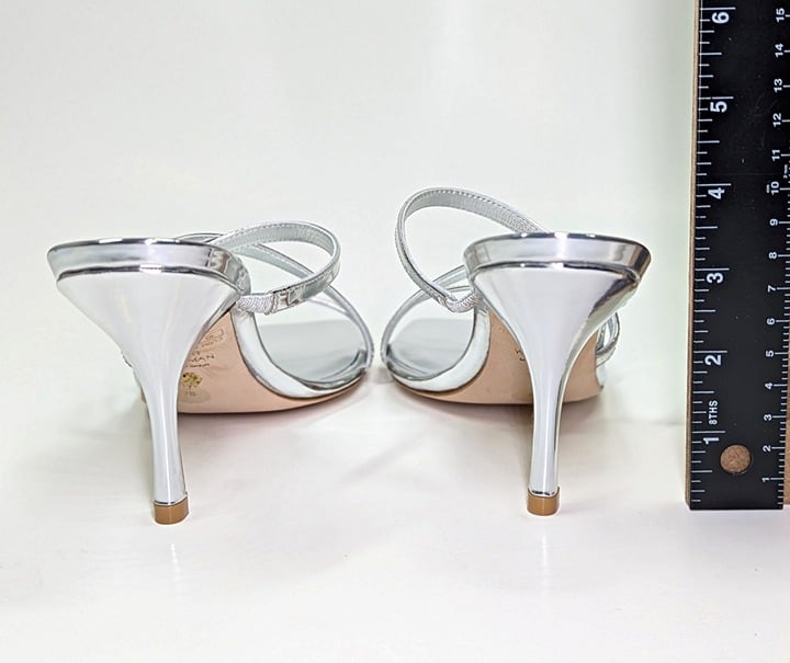 Stuart Weitzman Women's Strapeze 85 Strappy Heel Sandals Size 37.5 (MSRP $475)