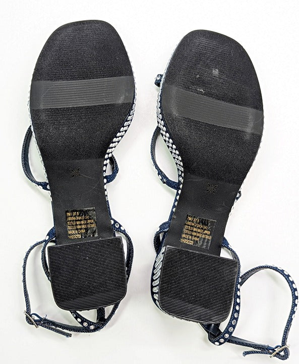 BCBGeneration Lissena-2 Women's Rhinestones Platform Sandals Size 7 MSRP $109