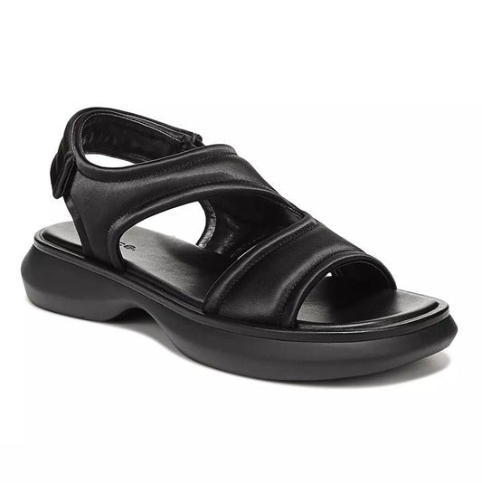 Vince Women's Fresca Black Strappy Slingback Sport Sandals Size 7 (MSRP $285)