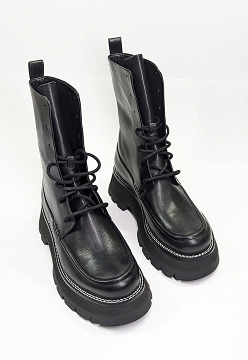 3.1 Phillip Lim Women's Kate Platform Combat Boots Size 37.5 (MSRP $650)