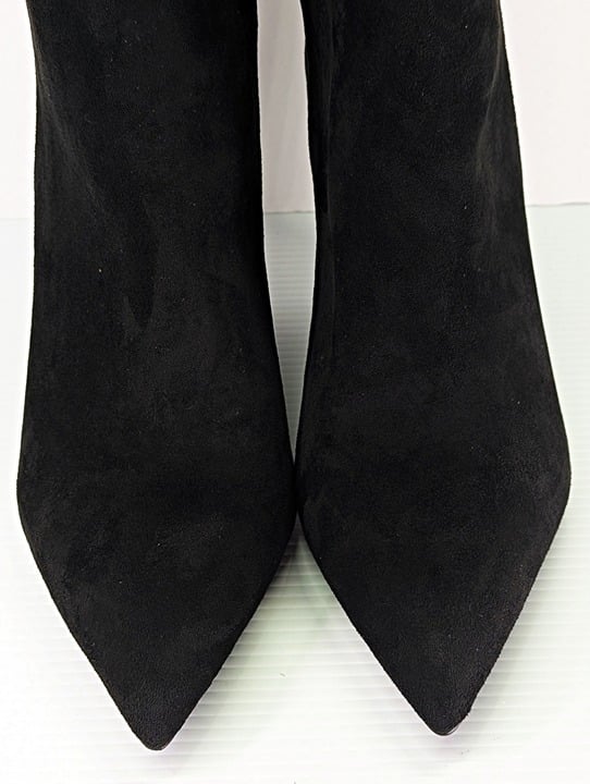 Jeffrey Campbell Women's Katerina Wedge Heel Boots Black Suede Size 10 MSRP $275