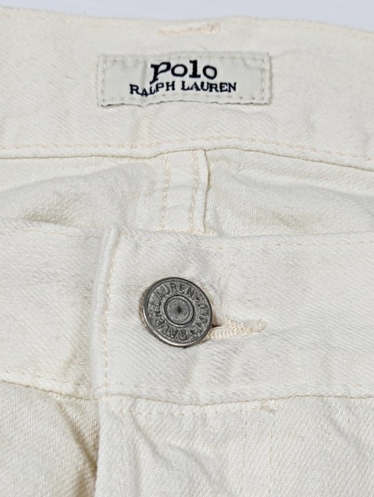 Polo Ralph Lauren Men's Sullivan Slim Distressed Jean White Size 34 (MSRP $198)