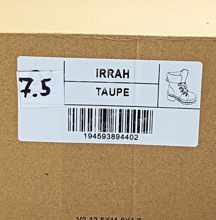 Journee Collection Irrah Women's Tru Comfort Foam Boot Taupe Size 7.5 MSRP $130