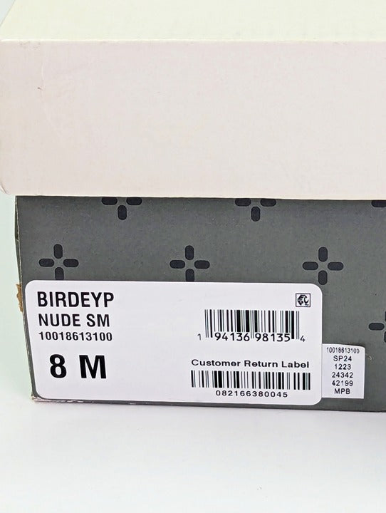 Sun + Stone Women's Birdey Nude Ankle Strap Platform Pumps Size 8 (MSRP $80)