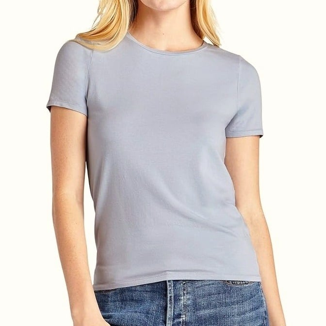 Splendid Genevieve Women's Crewneck Tee Short Sleeve Size XS (MSRP $58)