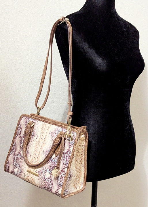 Brahmin Cami Women's Multi Eirwen Leather Satchel Convertible (MSRP $385)