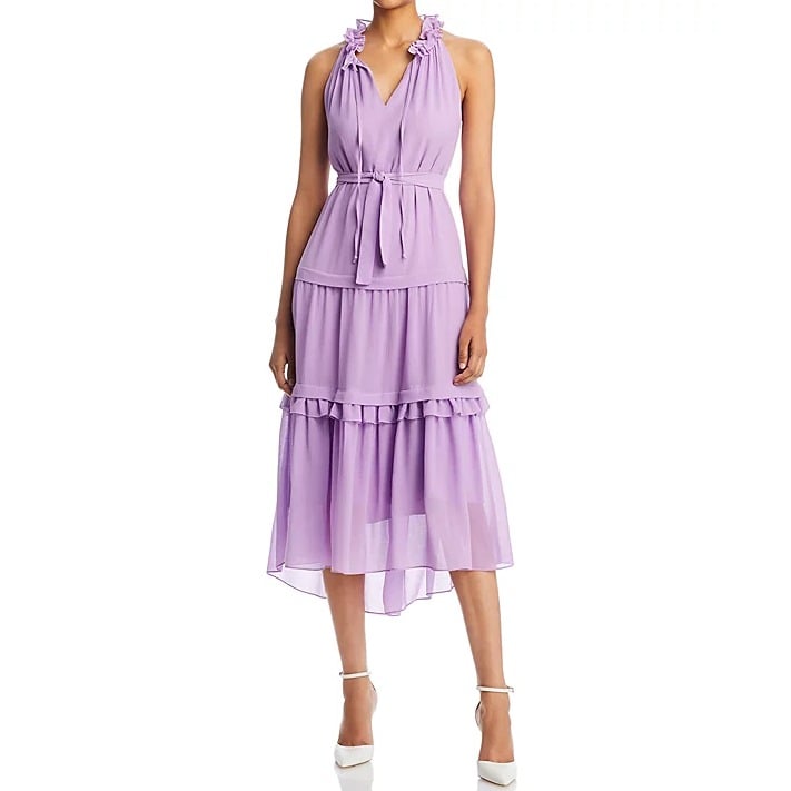 Kobi Halperin Vale Women's Sleeveless Ruffled Midi Dress Size S (MSRP $398)
