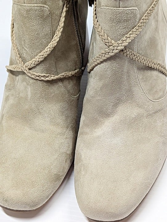 Via Spiga Women's Maddox Wraparound Tassel Heel Booties Size 9.5 (MSRP $275)