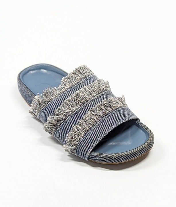 Joie Women's Jaden Dark Denim Pool Slide Sandals Size 36.5 EU (MSRP $228)