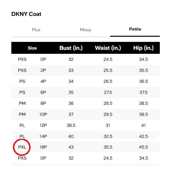 DKNY Petite Notched-Collar Double-Breasted Wrap Coat Size XL 16-18 (MSRP $350)
