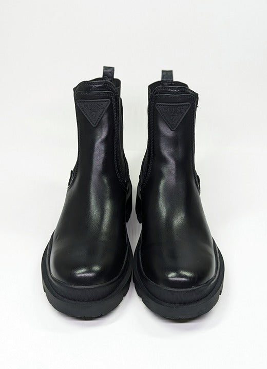 Guess Women's Yesses Signature Black Chelsea Booties Size 7.5 (MSRP $80)
