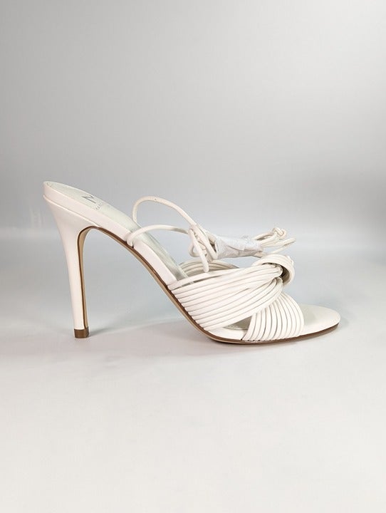 Marc Fisher Women's Brista Almond Toe Strap Heel Sandals Size 5.5 (MSRP $150)