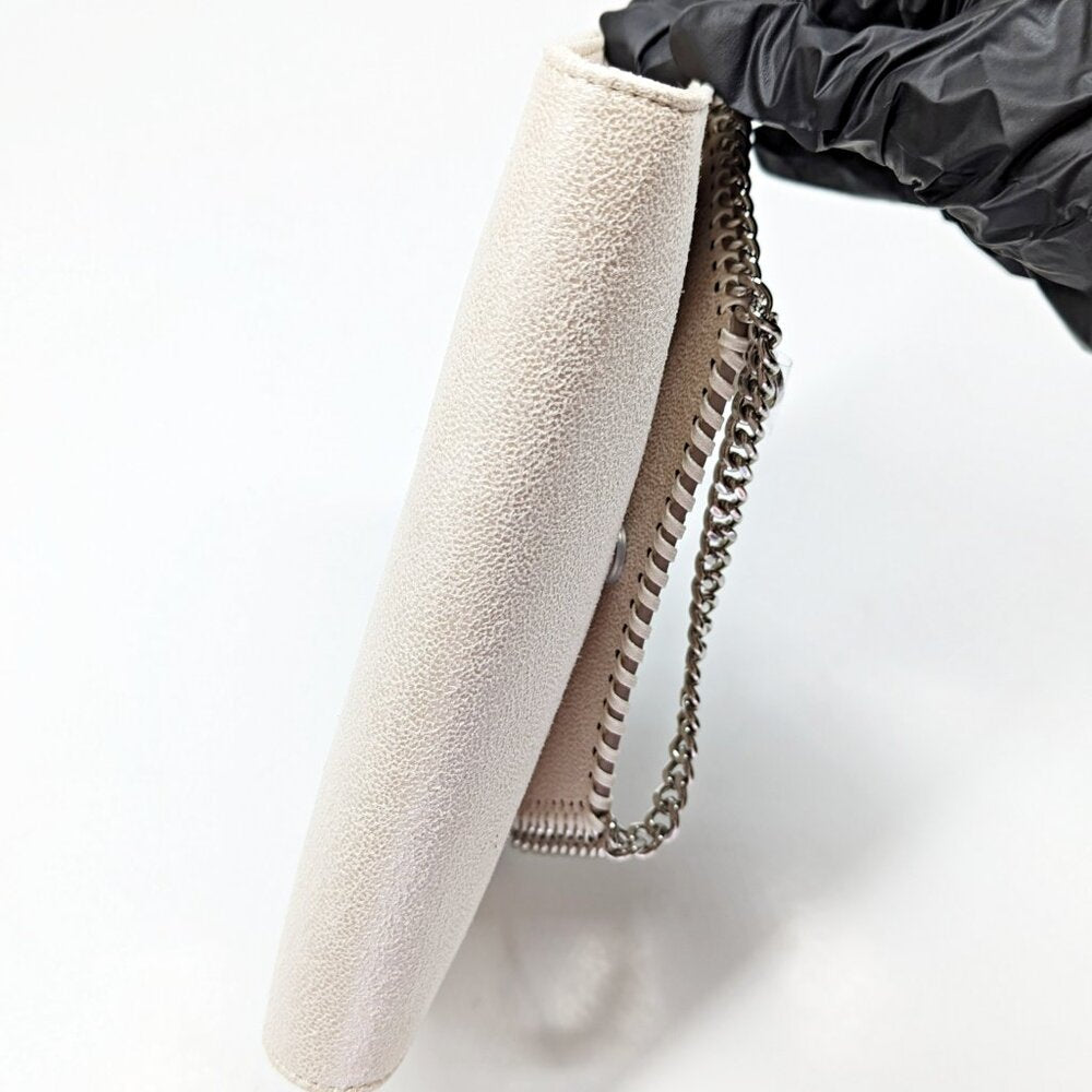 Stella McCartney Mini Falabella Eco Shiny Dotted Chamois Crossbody Bag MSRP $695