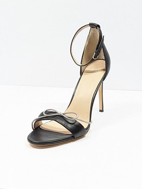 Pour La Victoire Women's Elanna Black Leather Heel Size 11 M (MSRP $225)