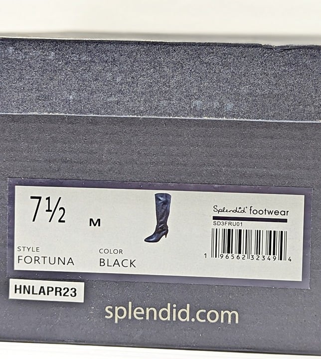 Splendid Women's Fortuna Buckled High Heel Boots Black Size 7.5 (MSRP $240)