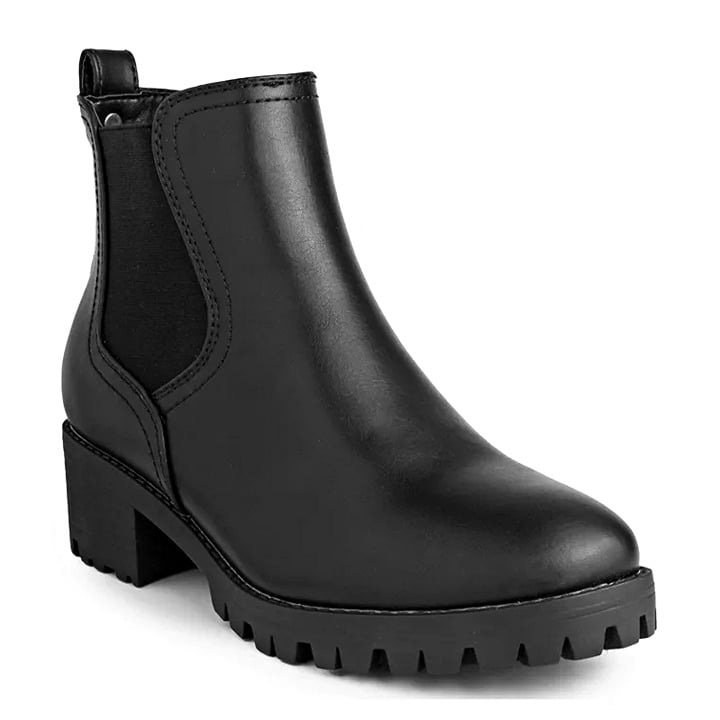 Sugar Women's Kelce Ankle Boot Black Smooth Gore Size 8 M (MSRP $65)