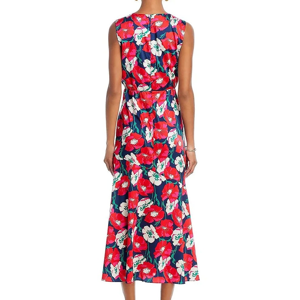 Sam Edelman Women's Floral Sleeveless Chiffon A-Line Dress Size 2 (MSRP $138)