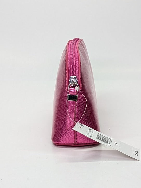 Stella & Max Zip Around Cosmetic Bag in Pink (MSRP $20)