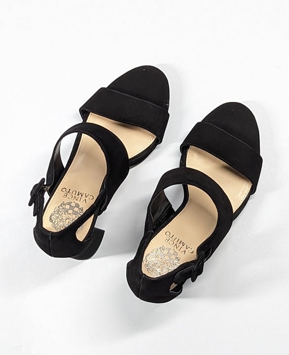 Vince Camuto Women's Jayvid Platform Dress Sandals Black Size 7 M (MSRP $139)