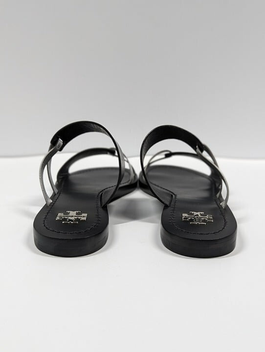 Tory Burch Women's RaVello Two-Band Sandal Perfect Black Size 6.5 MSRP $248
