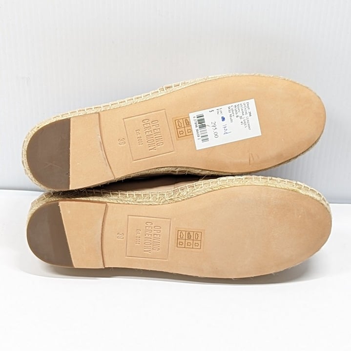 Opening Ceremony Women's Ariahna Color Block Espadrille Flats Size 39 MSRP $295