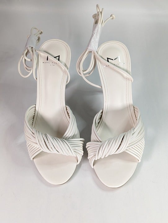 Marc Fisher Women's Brista Almond Toe Strap Heel Sandals Size 5.5 (MSRP $150)