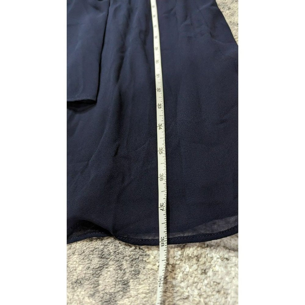 Lauren Ralph Lauren Women's Twist Front in navy Dress Size 8 (MSRP $145)
