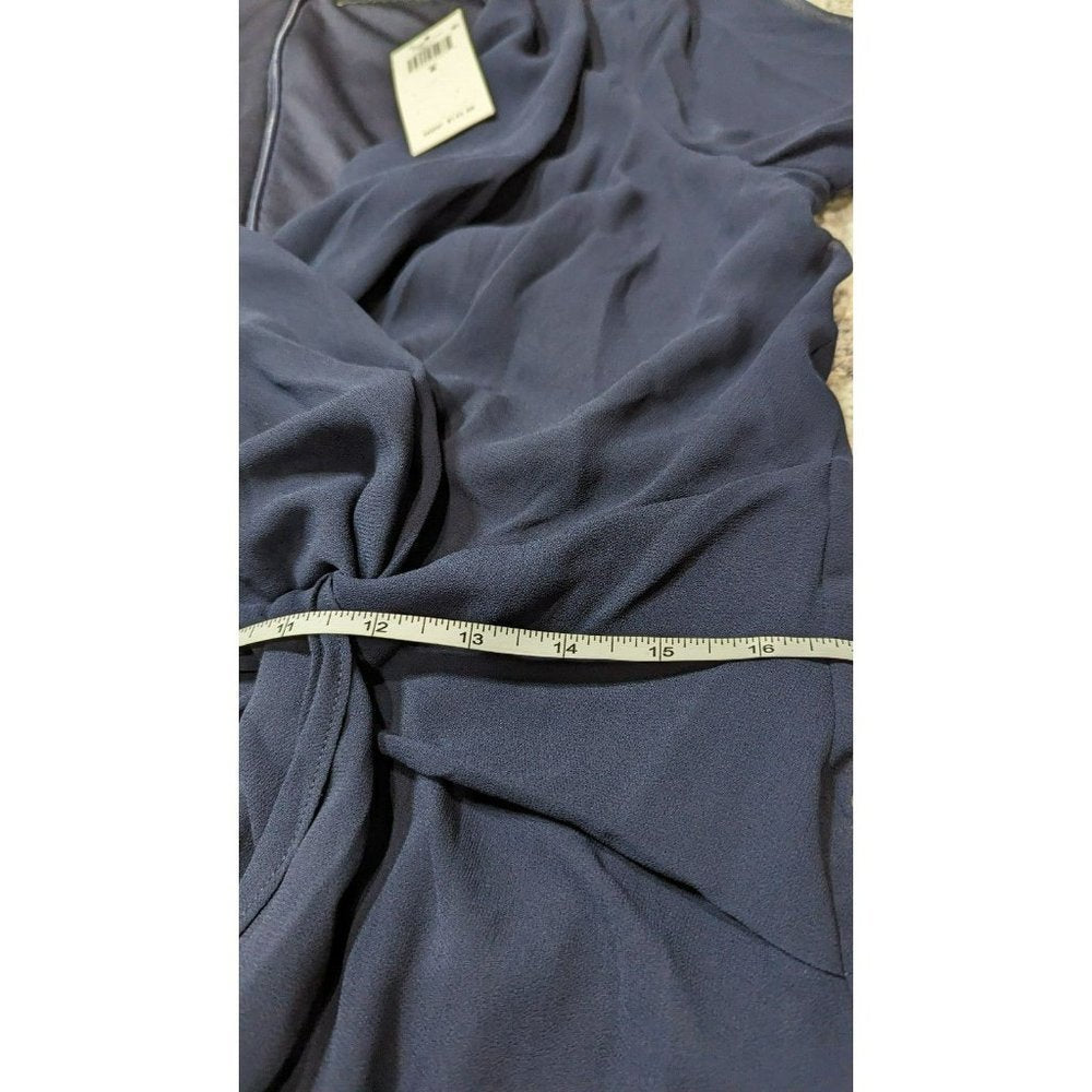 Lauren Ralph Lauren Women's Twist Front in navy Dress Size 8 (MSRP $145)