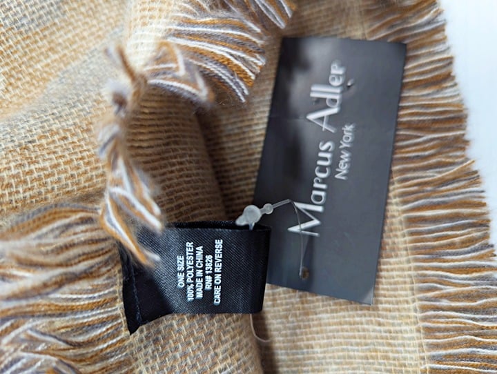 Marcus Adler Women's Cozy Camouflage Scarves Wraps O/S (MSRP $48)