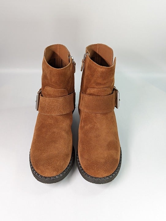 Gentle Souls by Kenneth Cole Women's Best Slit Moto Boots Size 7.5 M (MSRP $279)