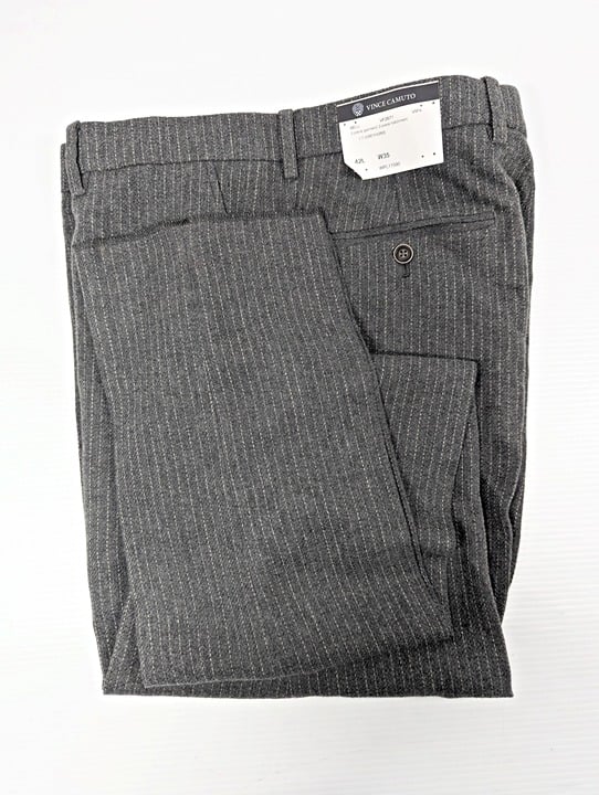 Vince Camuto Men's Bell 2-Piece Suit Light Gray Striped Size 42L/W35 (MSRP $150)