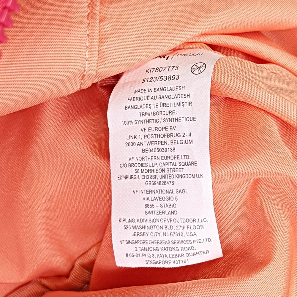 Kipling Minta Large Tote Removable Shoulder Strap Confetti Pink (MSRP $119)