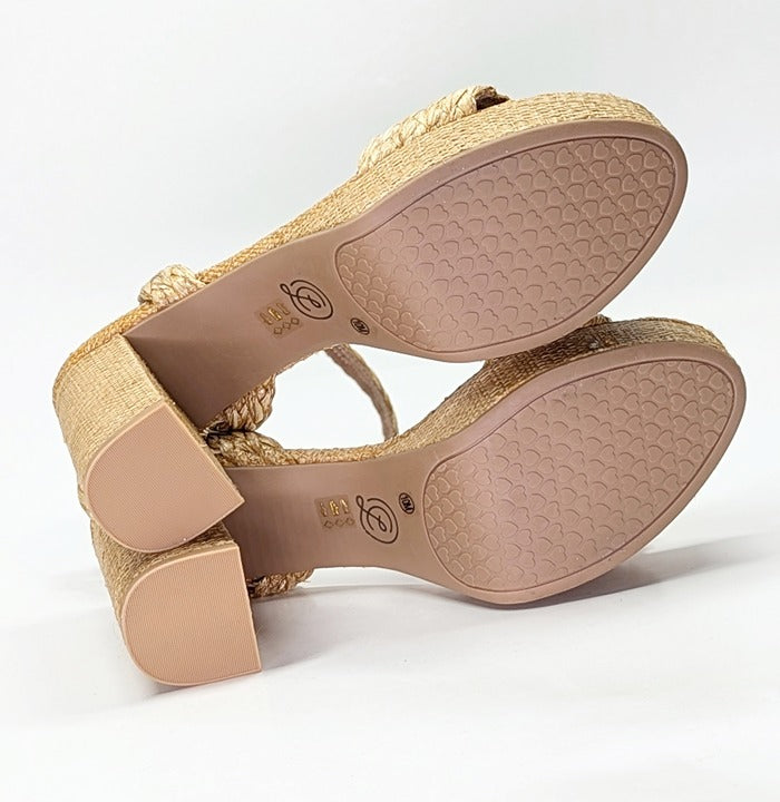 Chinese Laundry Truett Women's Ankle Wrap Platform Sandal Size 10 (MSRP $90)