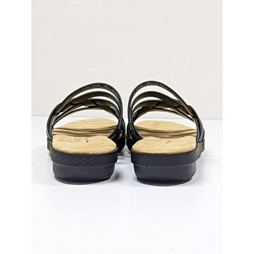 Easy Street Comfort Wave Sheri Women's Slide Sandals Black Size 5.5 M
