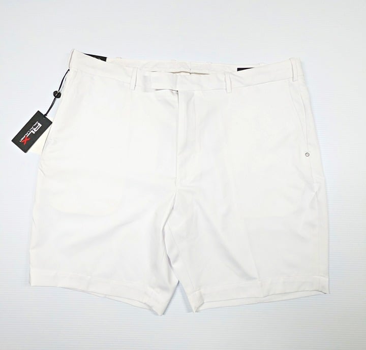 RLX Ralph Lauren Golf Men's Tailored Fit Performance Shorts White Size 42