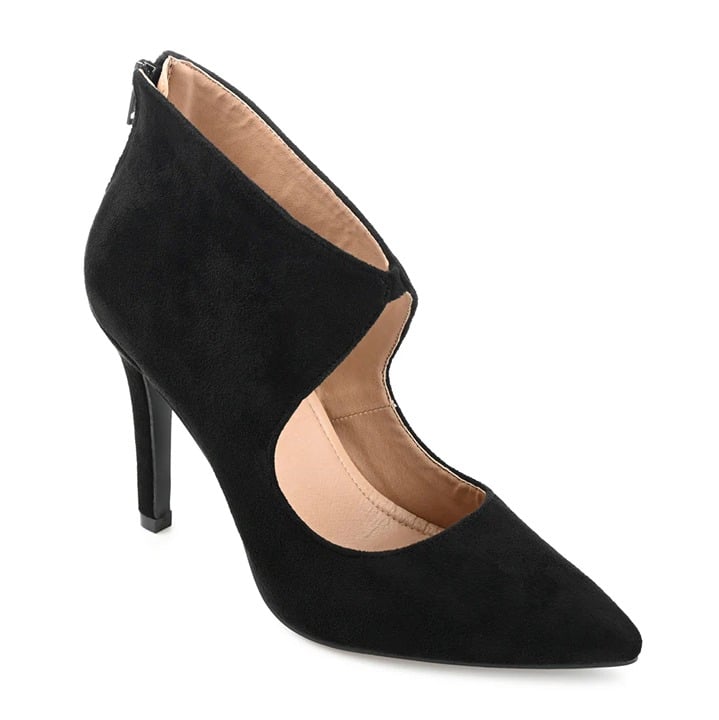 Journee Collection Women's Junniper Keyhole Stilettos Black Size 10 (MSRP $100)